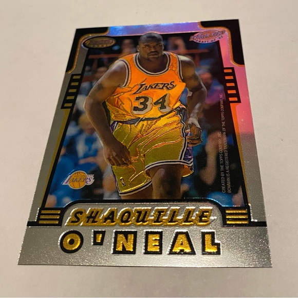 Shaquille O'Neal/Alonzo Mourning Bowman’s Best 1997 Basketball Card #HR7 Vintage - Picture 4 of 4